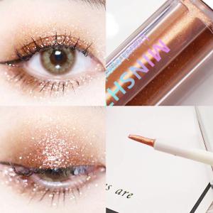 MINSHZEE  アイシャドウ 10色  リキッド グリッター きらきらメイクが 日常 通勤  全10種 送料無料 日本国内発送