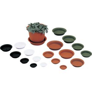 パオ受皿 ３号 モスグリーン 125-10503-8 植木鉢 おしゃれ ガーデニング 園芸用品 フラワーポット 鉢受け皿