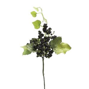 造花 Ｚ００６３　ワイルドグレープベリ　＃０２０　ブラック