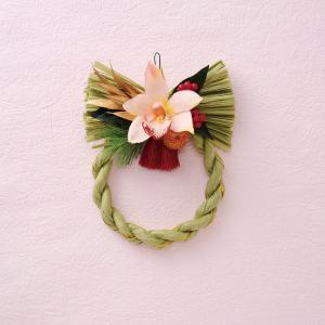 国産末広稲穂飾り ZC−C16 25-3233-0 しめ縄 正月飾り しめ縄リース