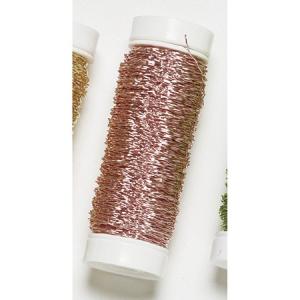 カールワイヤー＃３０　＃２　ライトピンク　35ｍ AW001950-002