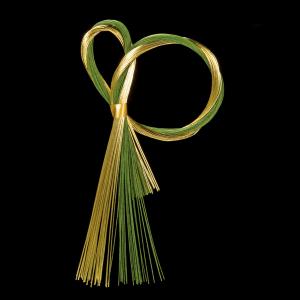 東京堂 春彩水引飾り ＃023 松葉 XJ001407-023 しめ縄 正月飾り 水引リース土台｜はなどんやアソシエ