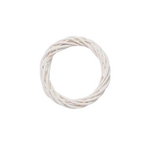 ドライ 柳リース白15 ＃1 ホワイト 2個 KR305003-001 リース土台