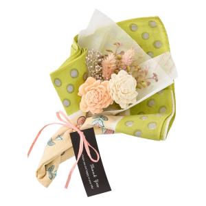 大特価 ドライ 東京堂 ソラフラワーハンカチブーケ #24 グリーン ZA003027-024 ドライフラワーギフト