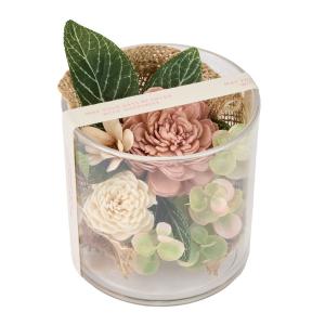 日限定07 ハンドメイドフラワー OrangeDeco ドーム M YE F-3527 ドライ