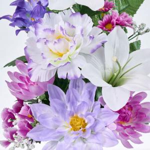 造花 仏花ブッシュMIX MIX TVV250...の詳細画像1