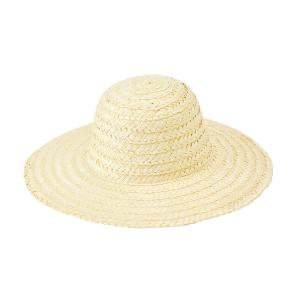 麦わら帽子丸型23ｃｍ サラシ FD005707 デコレーションパーツ 素材 夏の小物 素材