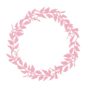 フェルティリースＢ 2個 #2 ピンク ZE001105-002 フラワーリース 花リース完成品 その他フラワーリース