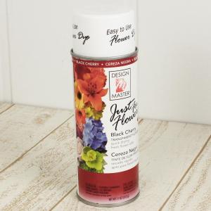 オアシス Just for flowers カラースプレー 　ブラックチェリー400ｍｌ 128 デコレーションパーツ 素材 グリッター、カラースプレー｜hanadonya