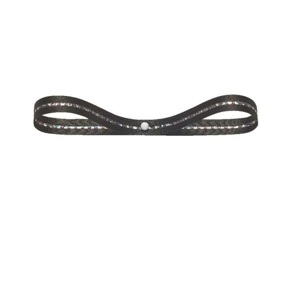 東京リボン グリッターＷサテン６ｍｍ×２０ｍ　＃８０[両面] ダークグレー 36-33111-80 ...