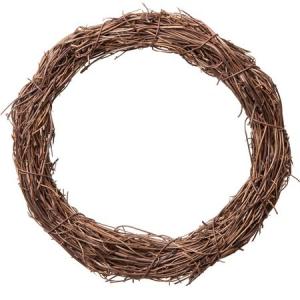 YDM 15cm ナチュラルリース MCY-0304 リース土台 ベース つる 天然素材