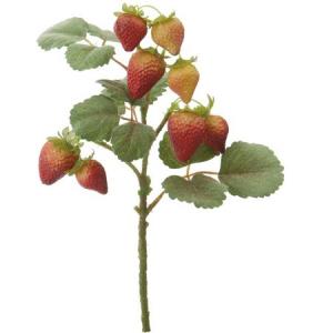 造花 YDM フレッシュストロベリーショート レッド FG4672-R