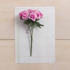 造花 YDM ミニローズブッシュ ピンク FB...の詳細画像2