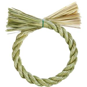 YDM しめ縄20cm NA -242 しめ縄 お正月リース 稲わら