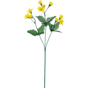 日限定07 造花 YDM コギクスプレー イエロー FF-3040Y 造花 花材「か行」 キク 菊 ピンポンマム
