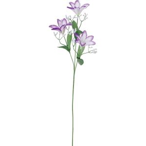 造花 YDM リリーカスミ付き×3 パープルホワ...の商品画像