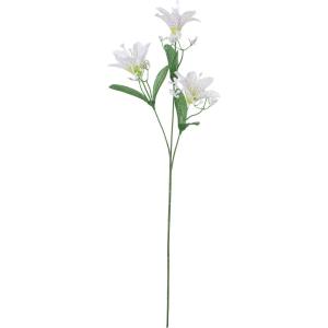 造花 YDM リリーカスミ付き×3 ホワイト F...の商品画像