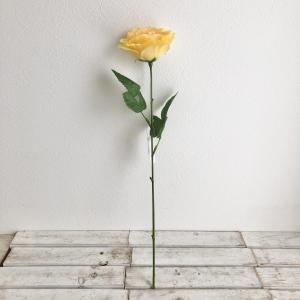 造花 YDM シングルローズ イエロー FF-...の詳細画像1