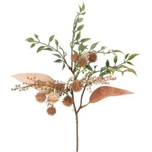 造花 YDM ミックスベリーリーフショート ベージュ FG-5281BE 造花実物、フェイクフルーツ ベリー