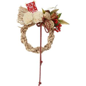 造花 YDM 胡蝶蘭しめ縄アレンジ NAATW-001 しめ縄 正月飾り しめ縄