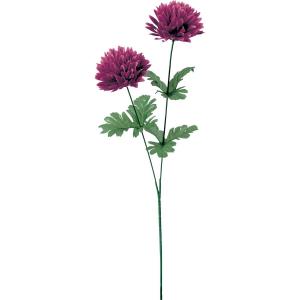 造花 YDM ボールマム×2 ダークラベンダー ...の商品画像