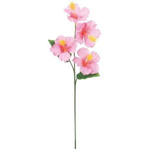 日限定08 大特価 造花 YDM ミニハイビスカススプレー ピンク FS-8372P 造花 花材「は行」 ハイビスカス