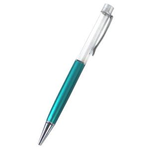 日限定07 ハーバリウムボールペン 銀クリップ ピーコック ハーバリウム ボールペン ボールペン