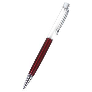 日限定07 ハーバリウムボールペン 銀クリップ ワインレッド ハーバリウム ボールペン ボールペン