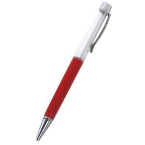 日限定07 ハーバリウムボールペン 銀クリップ レッド ハーバリウム ボールペン ボールペン