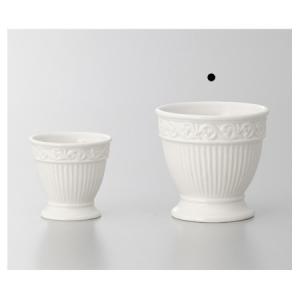 セロン コンポート＃115L 白 F0101 花器 花瓶 プラスチック アクリル