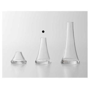 クレイ fuji 7.5φ11H　CLEAR 777-820-0clay160 花器 花瓶 一輪挿し 小さい花瓶