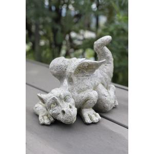 日限定07 コベントガーデン スタンブル ガーゴイル QT-01 園芸用品 ガーデニング雑貨 オーナメント 置物 オーナメント