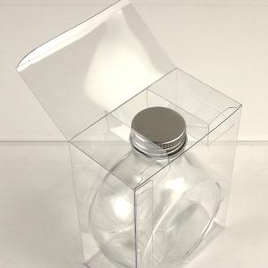 PETクリアケース ハーバリウム用フラット瓶1...の詳細画像2