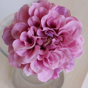 造花 アスカ ポンポンマムバンチ 1束6本 レッド A-73347-002 花材「か