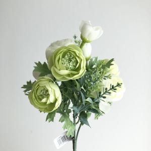 造花 YDM リュクスラナンキュラススプレー ホワイト FA-7365-W 花材