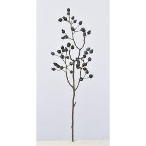 造花 アスカ ベリースプレー #100 ブラック A-47860-100 造花実物、フェイクフルーツ ベリーの商品画像