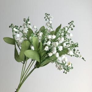 日限定07 造花 パレ スズランミックスブッシュ P-8340 花材「さ行
