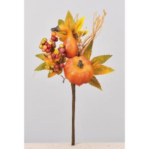 造花 アスカ パンプキンミックスピック オレンジ A-47901-030 造花実物、フェイクフルーツ カボチャ パンプキン｜hanadonya