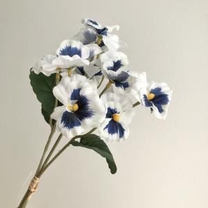 日限定07 造花 パレ パンジーベリーバンドル ブルー P-8299-70 花材