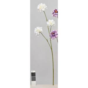 造花 アスカ シュウメイギク×5 つぼみ×4 ホワイト A-35042-1 花材「か