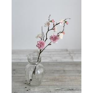 造花 アスカ 花桃×7 つぼみ×6 ツートンピ...の詳細画像2