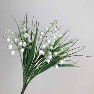 日限定07 造花 パレ スズランミックスブッシュ P-8340 花材「さ行