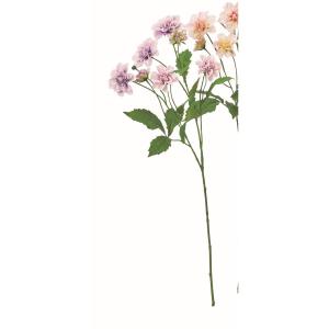 造花 アスカ ダリア×7 つぼみ×4 #007W パープルホワイト A-35466-7W 造花 花材「た行」 ダリア