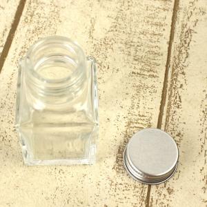 日限定07 ハーバリウム瓶 角 50ml アル...の詳細画像3