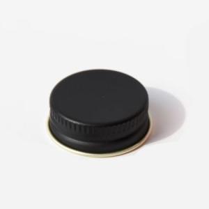 日限定07 ハーバリウム瓶付け替え用 アルミキャップ 単品 「キャップ色 マットブラック」 10個 ハーバリウム 瓶 ボトル キャップ単品