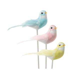GREENHOUSE リアルバードピック バードM 3色 3886S 12本 フラワーピック 動物 バタフライピック