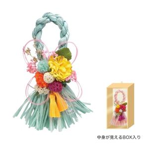 造花 YDM 胡蝶蘭しめ縄アレンジ NAATW-001 しめ縄 正月飾り しめ縄