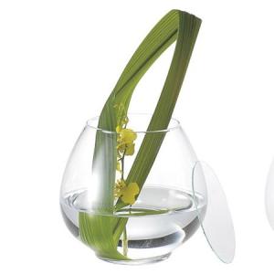 LEOタカオカ ガラス　Ｎｏ．７２　ボール 142-72-0 花器 花瓶 ガラス花器