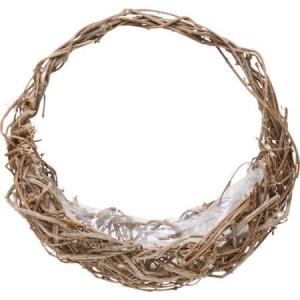 NatureDesigns バッグリース30cm N ホワイトペイント有り