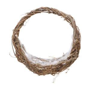 NatureDesigns バッグリース22cm ナチュラル 45321 リース土台